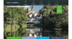 Desktop Screenshot of cestyapamatky.cz